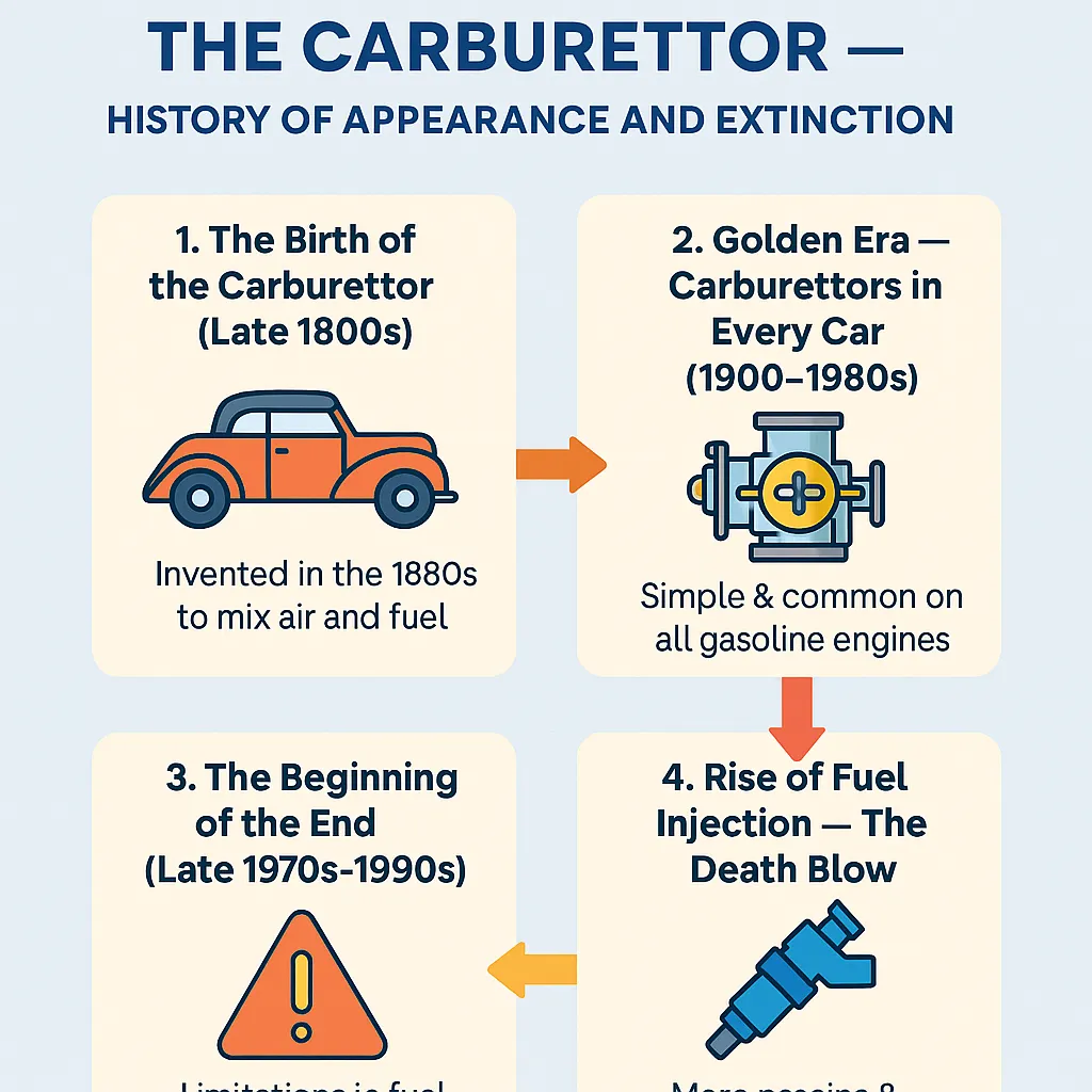 Technology Disclosure: The Carburettor — History of Appearance and Extinction